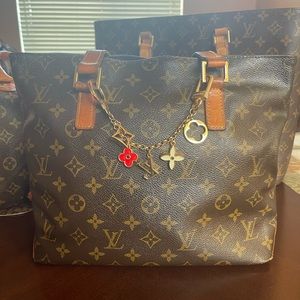 Louis Vuitton Cabas Piano Tote Brown Monogram Canvas